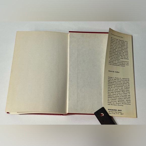 Handgun Competition Hardcover Book 1978 By Major George C. Nonte, Jr. With DJ - Picture 10 of 11